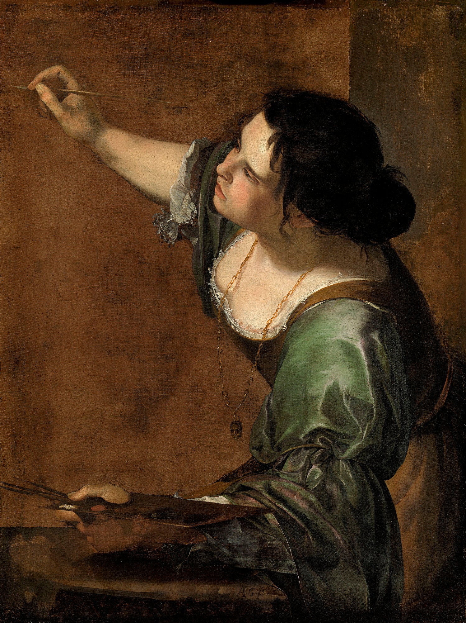 Auto-retrato como alegoria da pintura - Artemisia Gentileschi