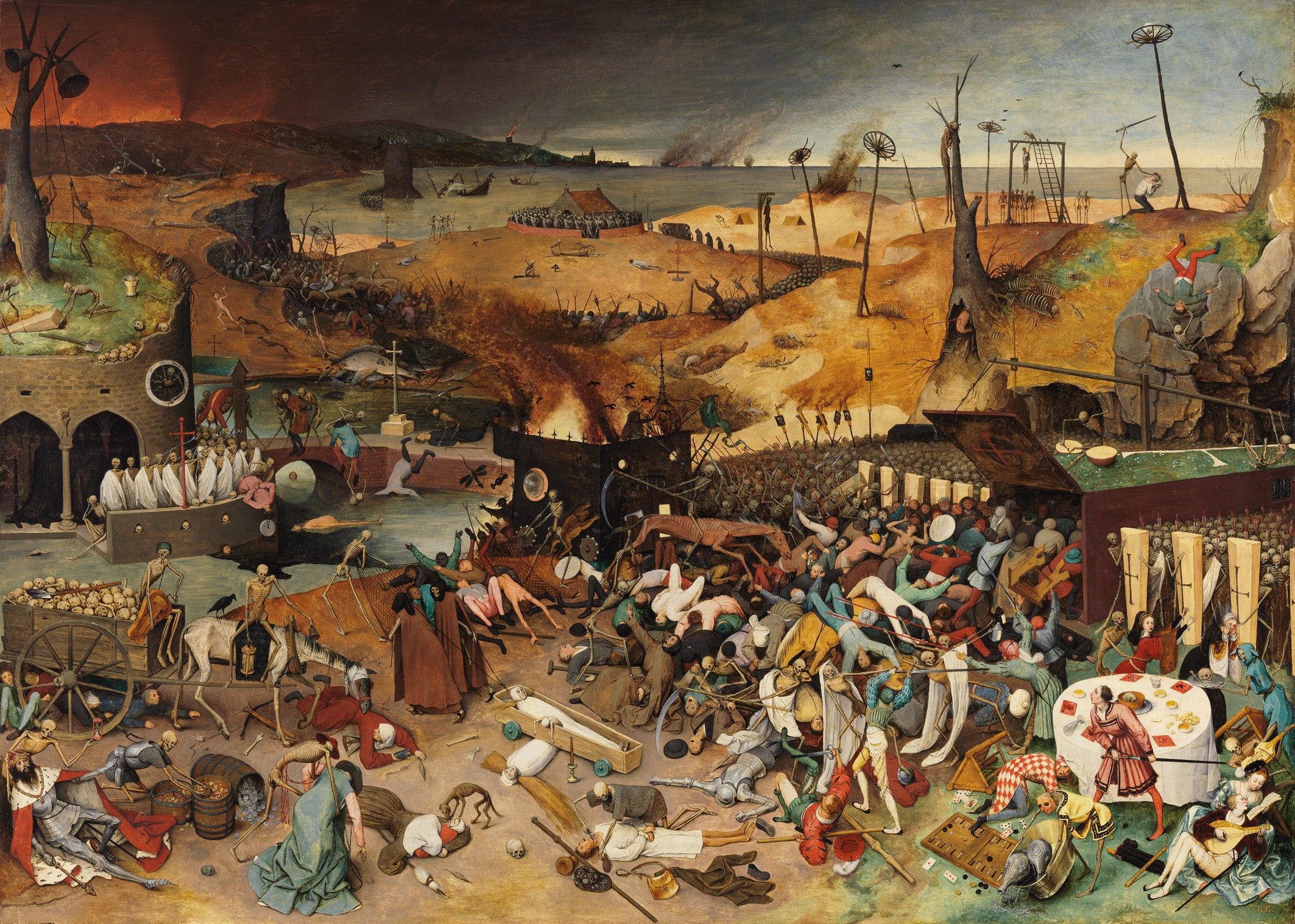 Triumf śmierci - Pieter Bruegel Starszy