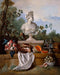 pintura Bodegón Con El Busto De América - Jean-Baptiste Oudry