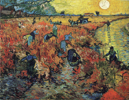 红色葡萄园-Van Gogh