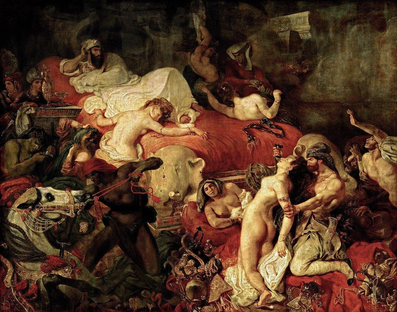 Sardanapalo의 죽음 -Eugene Delacroix