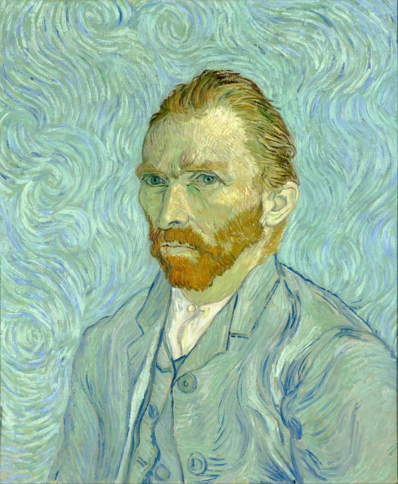 絵画-autortrato-vincent-van-gogh