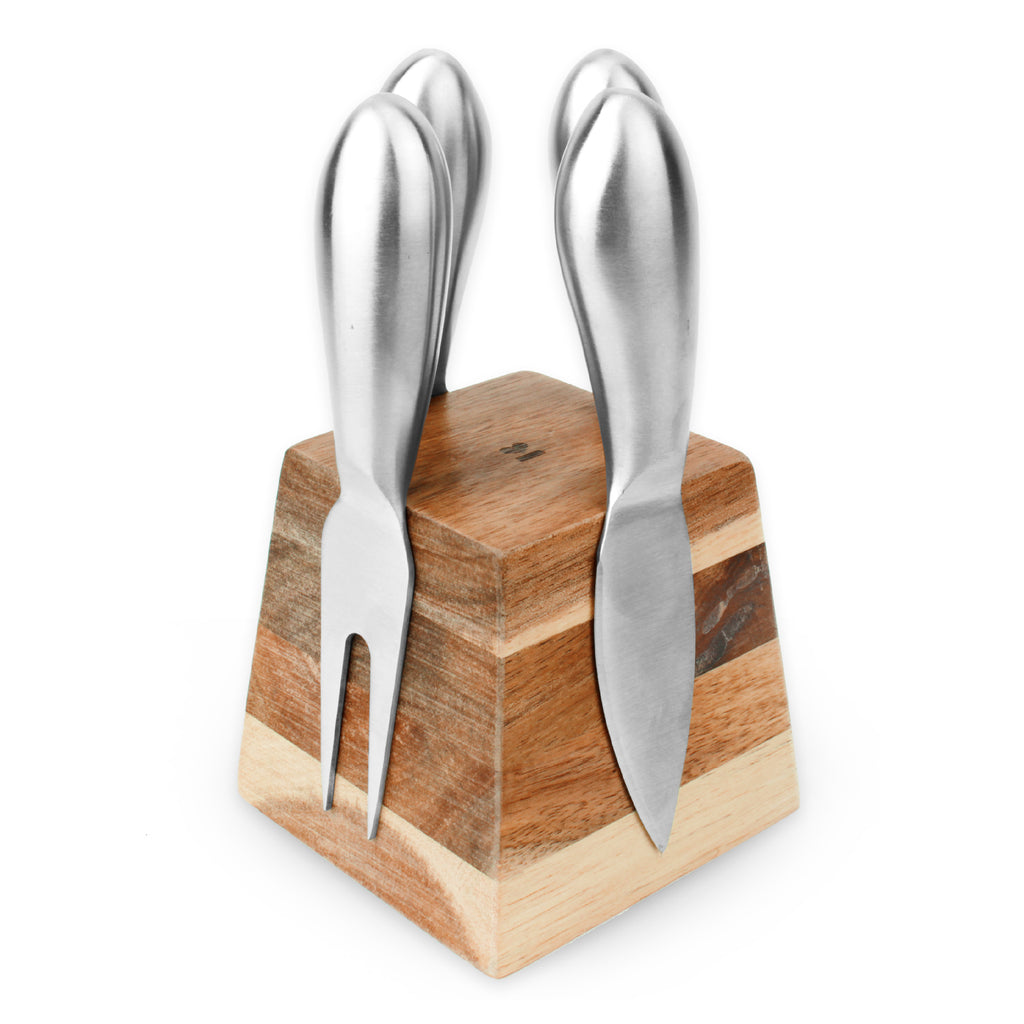 cheese knife block