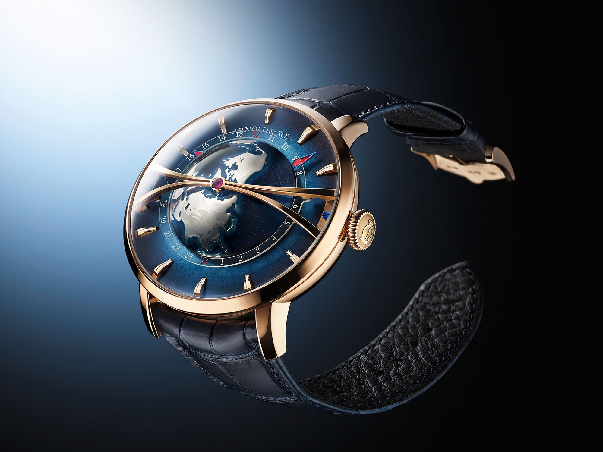 Arnold & Son Globetrotter Gold