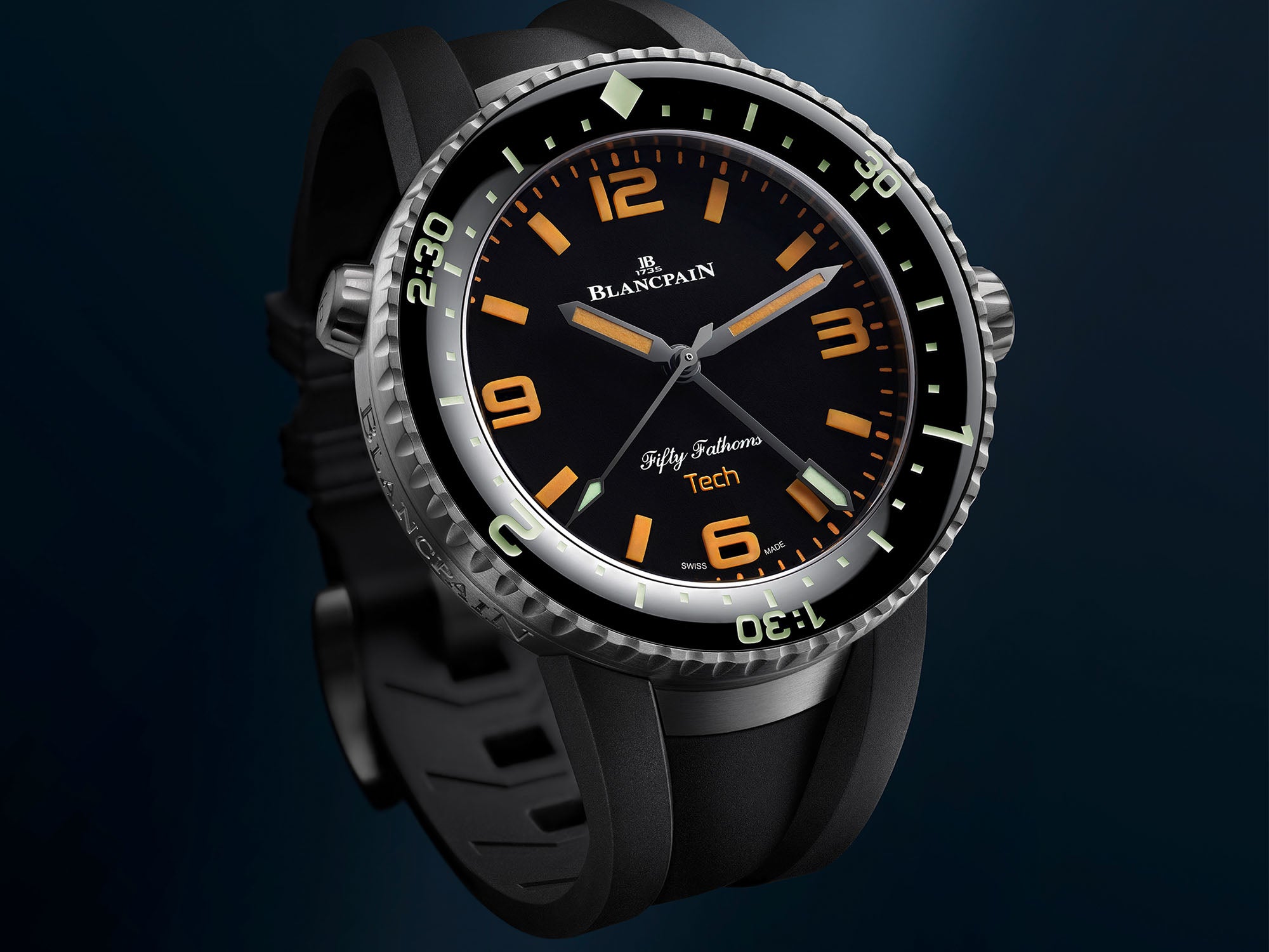 44 MM MILITARY DIVER 300 AUTOMATIC - SS CERAMIC BEZEL LUME WAVE DIAL STRAP  - MIL DIVER AUTOMATIC 44MM WATCH