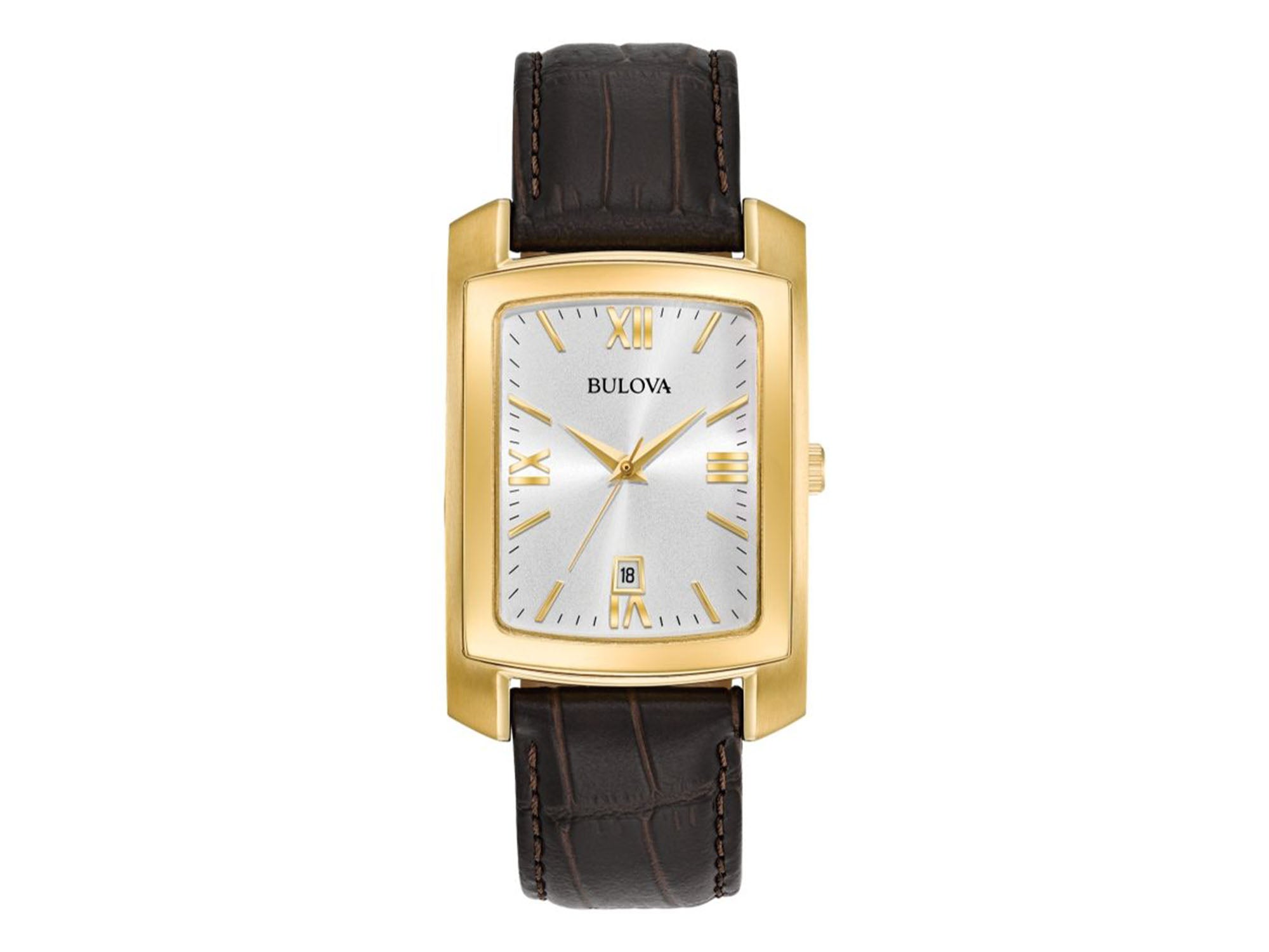 Bulova Classic Gold Tone Silver Dial