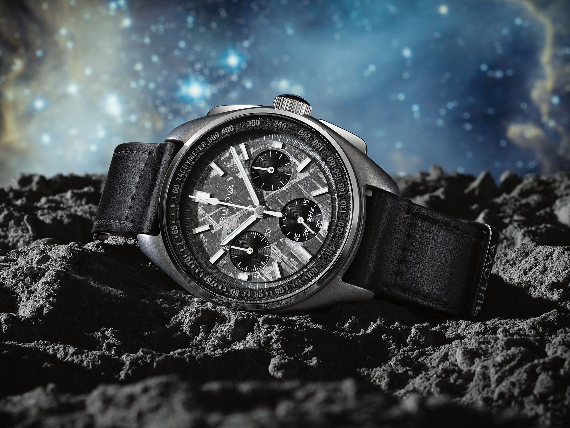 Bulova Lunar Pilot Meteorite Dial