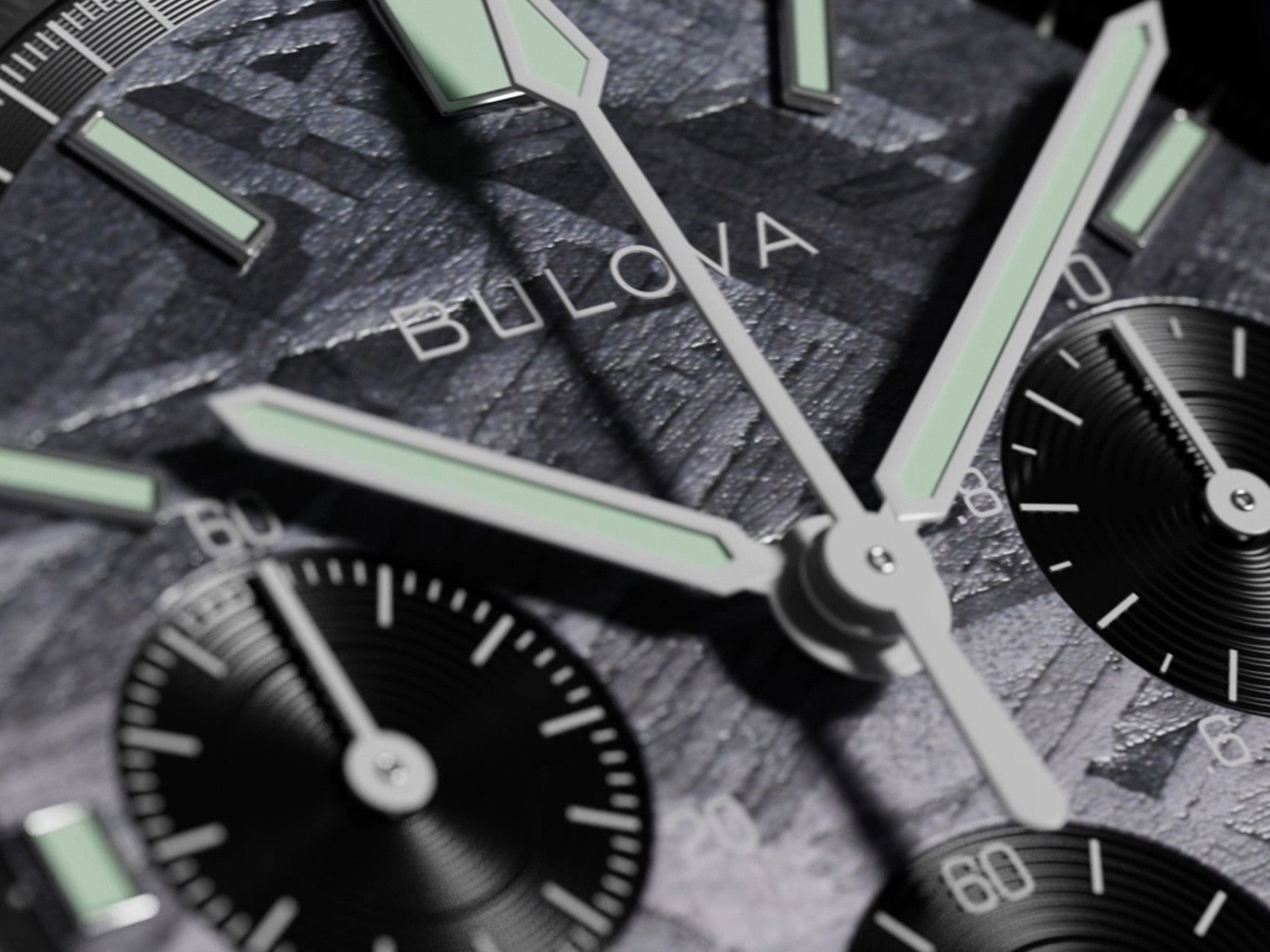 Bulova Lunar Pilot Meteorite Dial CU