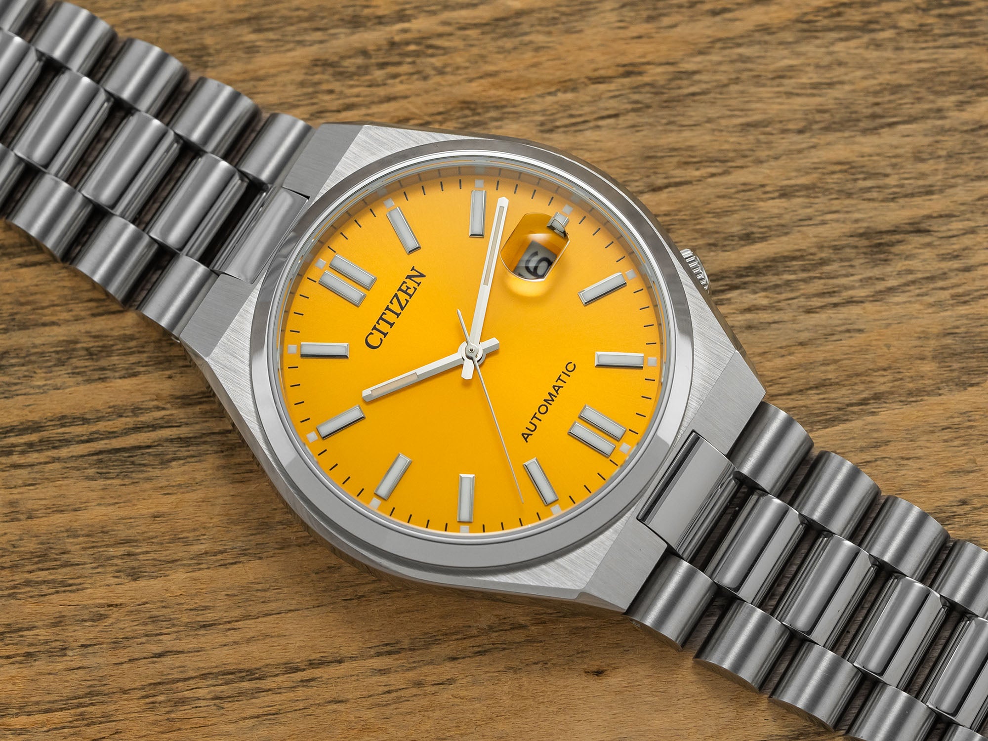 Citizen Tsuyosa Automatic (40mm) Sunray Yellow Dial / Stainless