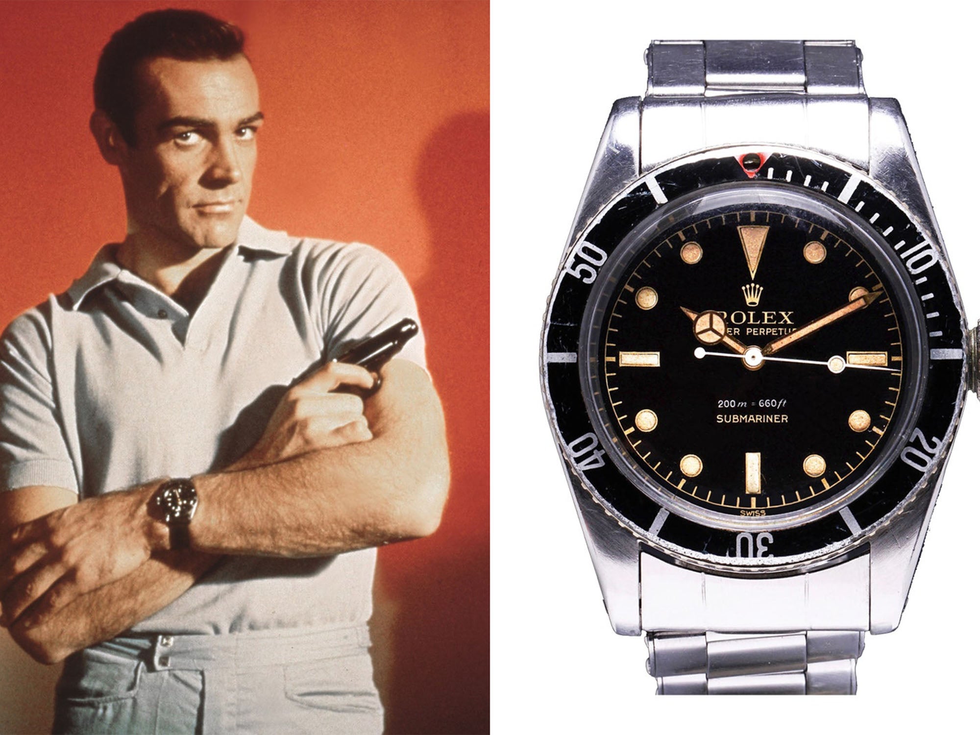 Sean Connery as James Bond - Rolex Submariner