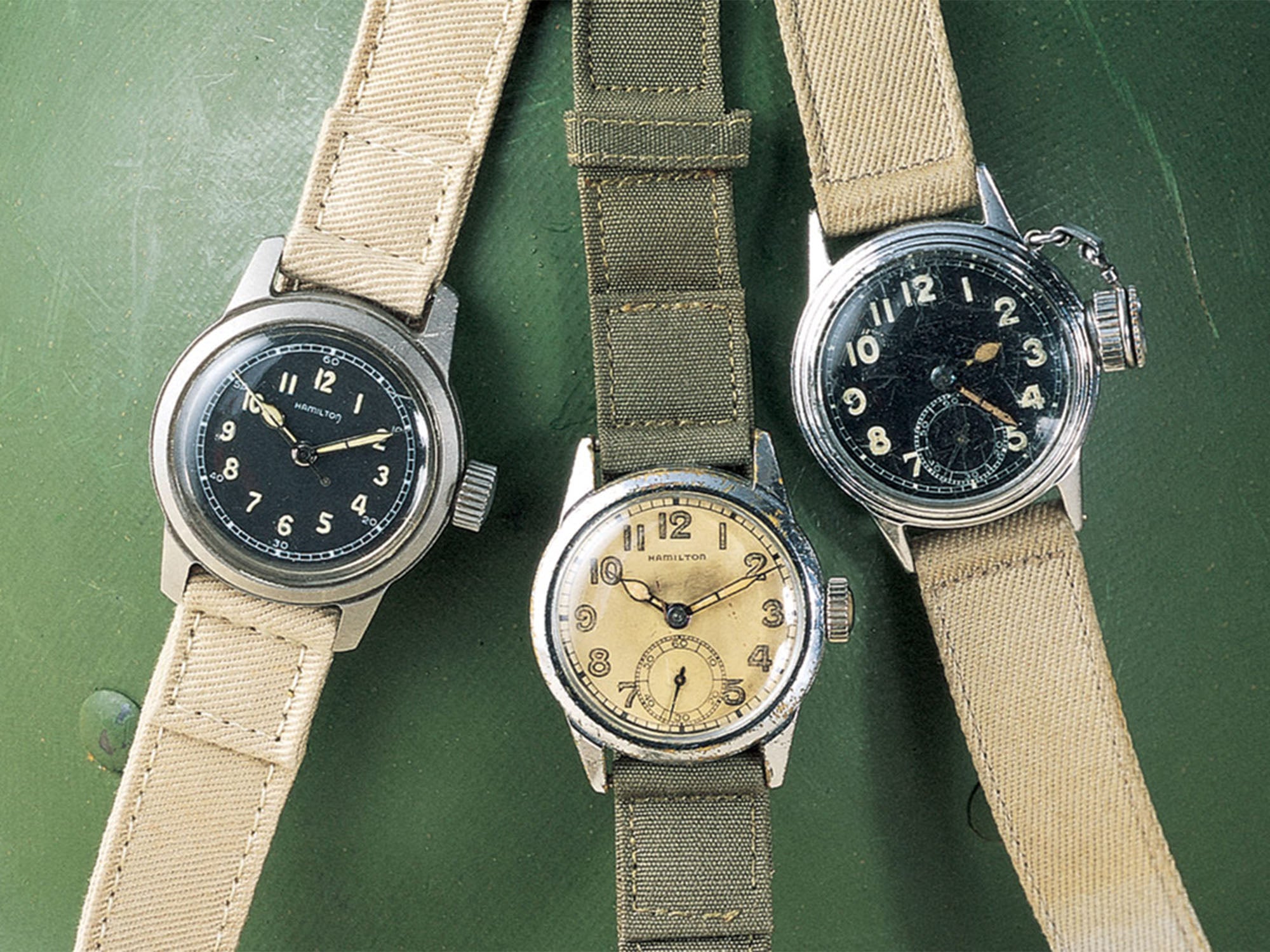 Hamilton vintage military watches