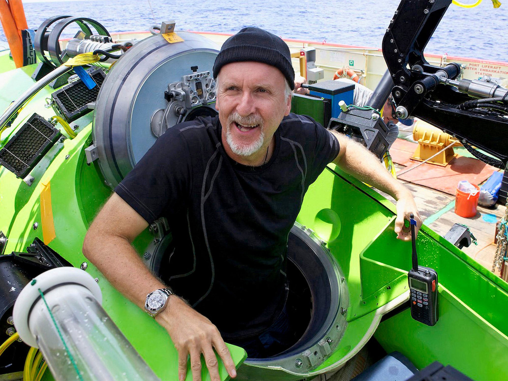 James Cameron in Challenger Deep