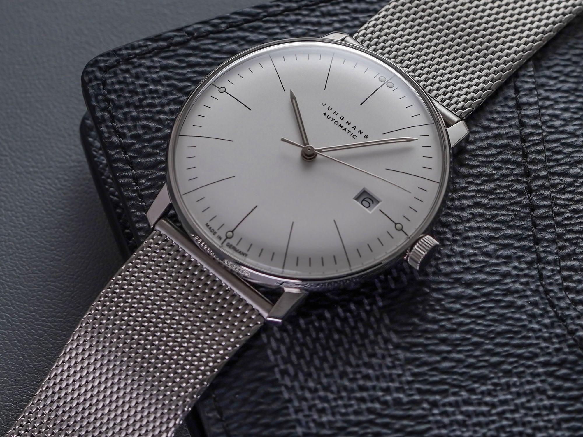 Junghans Max Bill Automatic - mesh strap