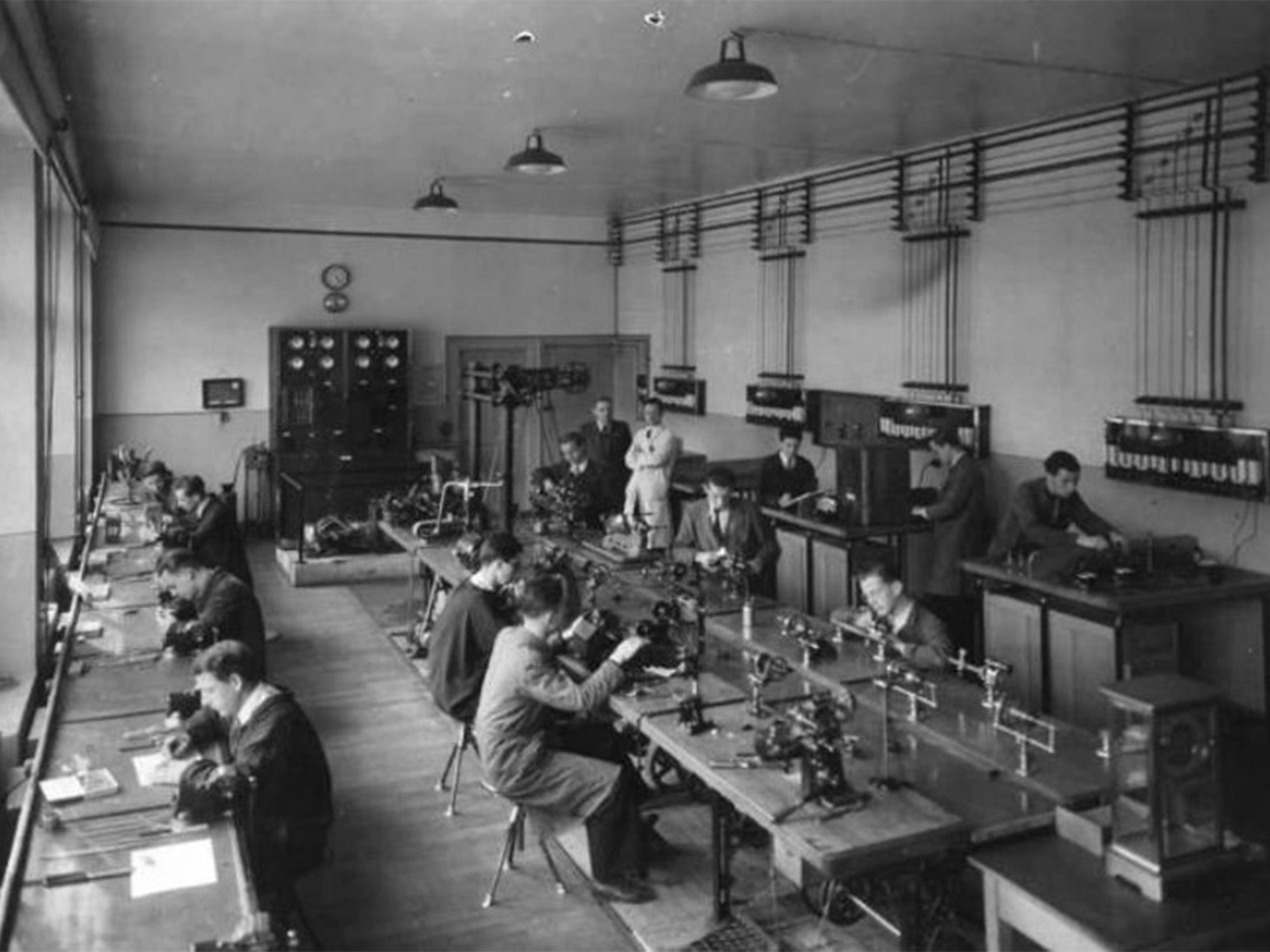 Louis Erard watchmaking workshop 1930s