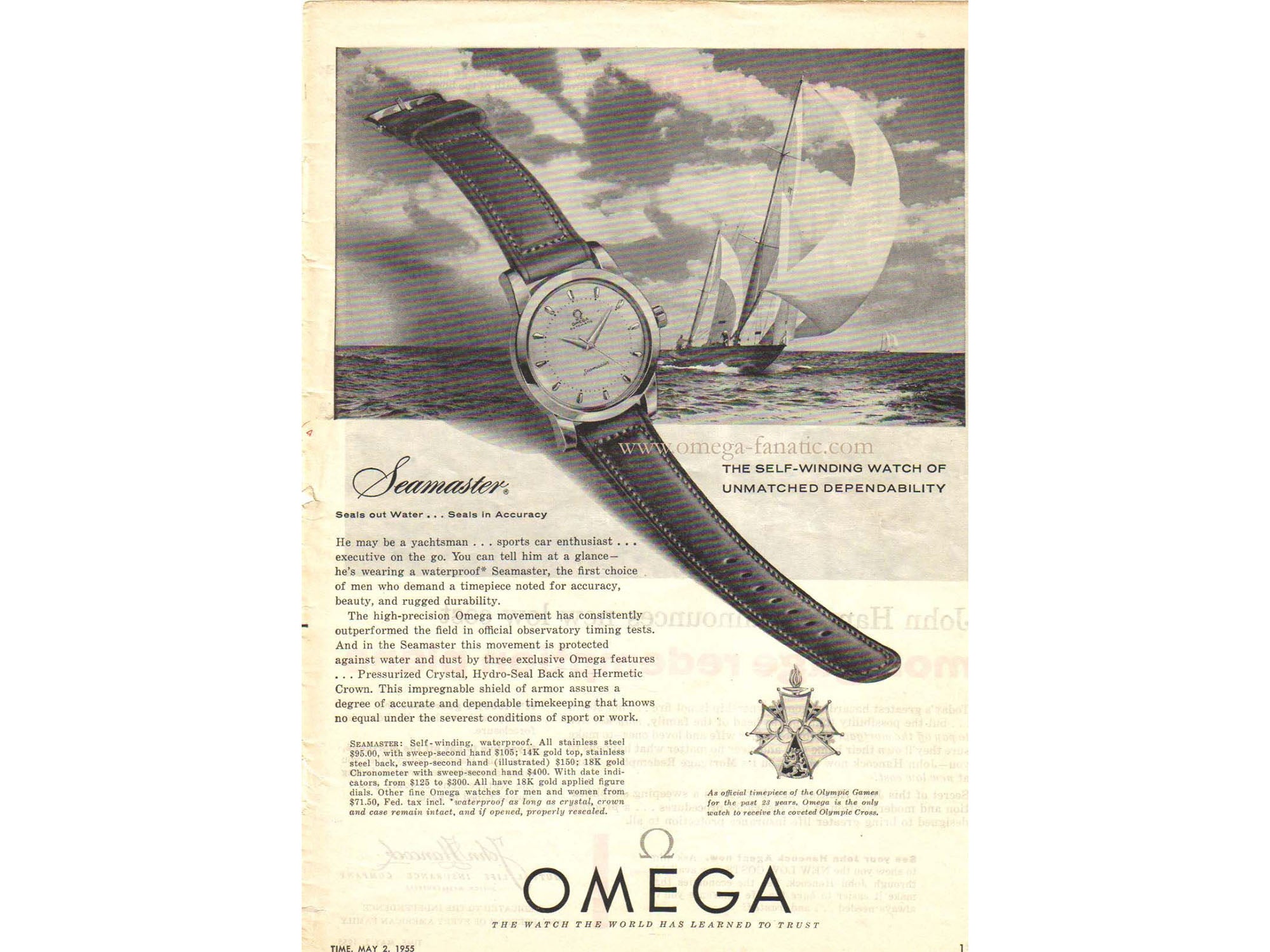 Omega Seamaster 1948 Ad