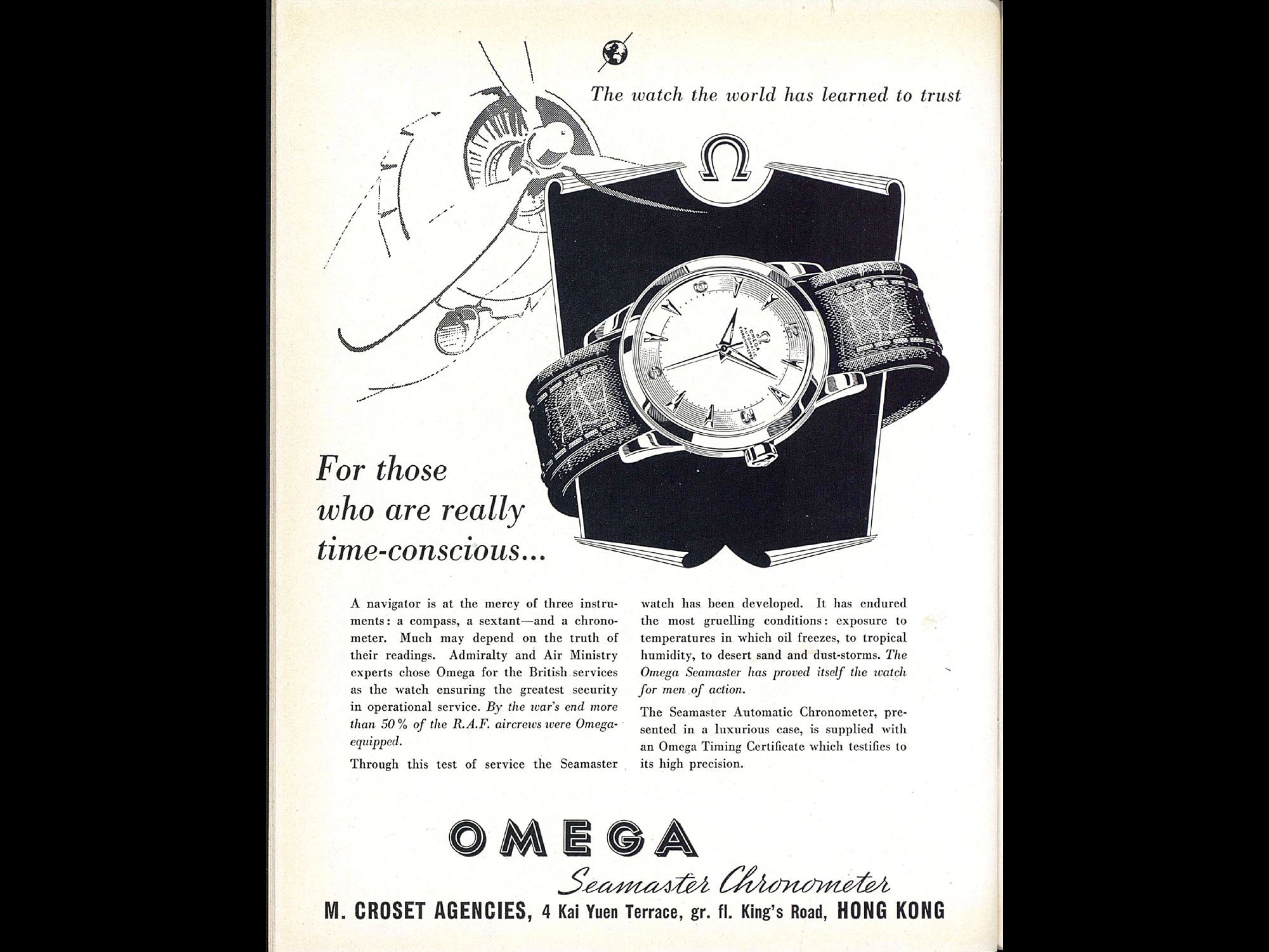 Omega Seamaster 1948 ad