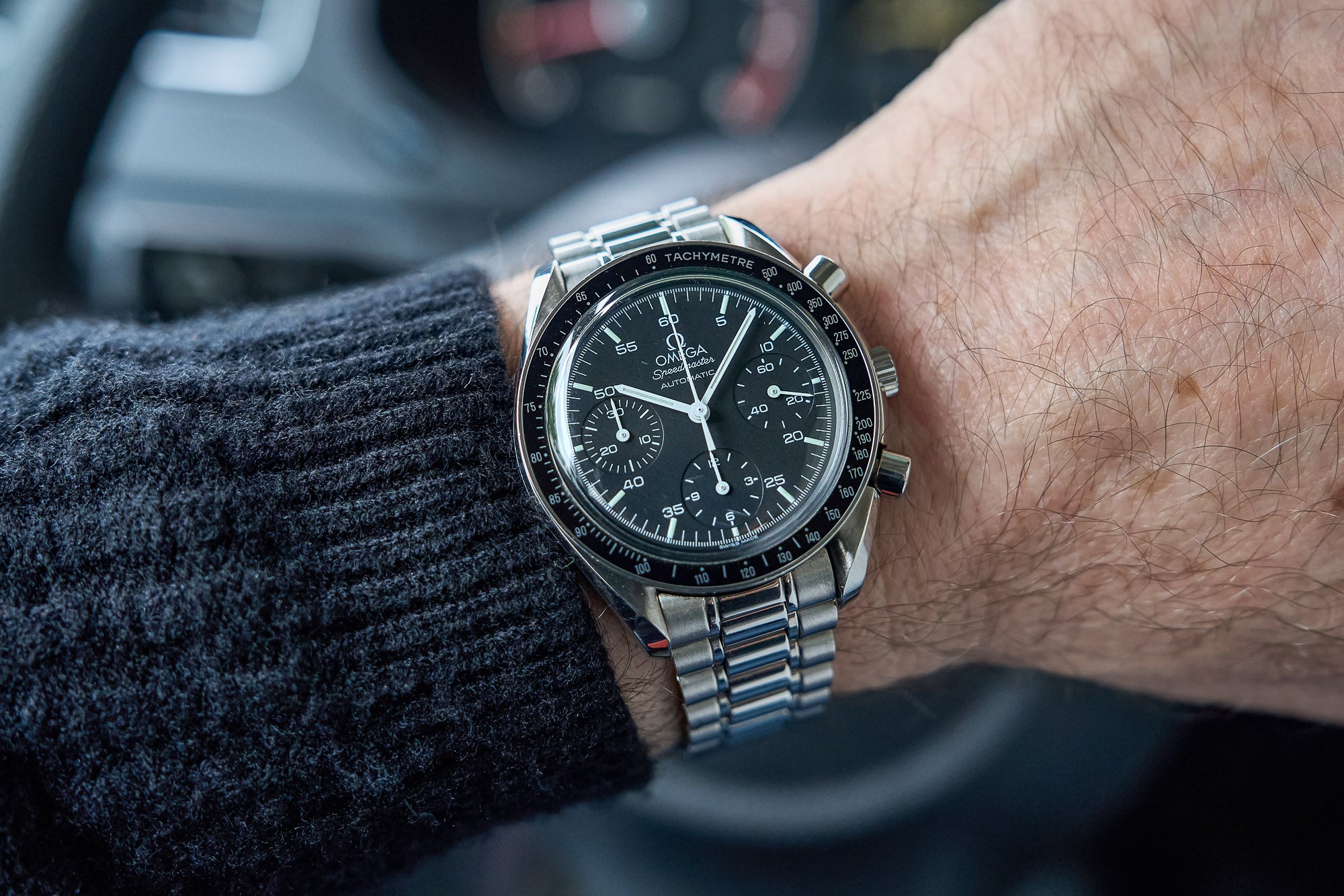 Omega Speedmaster Reduced wristshot