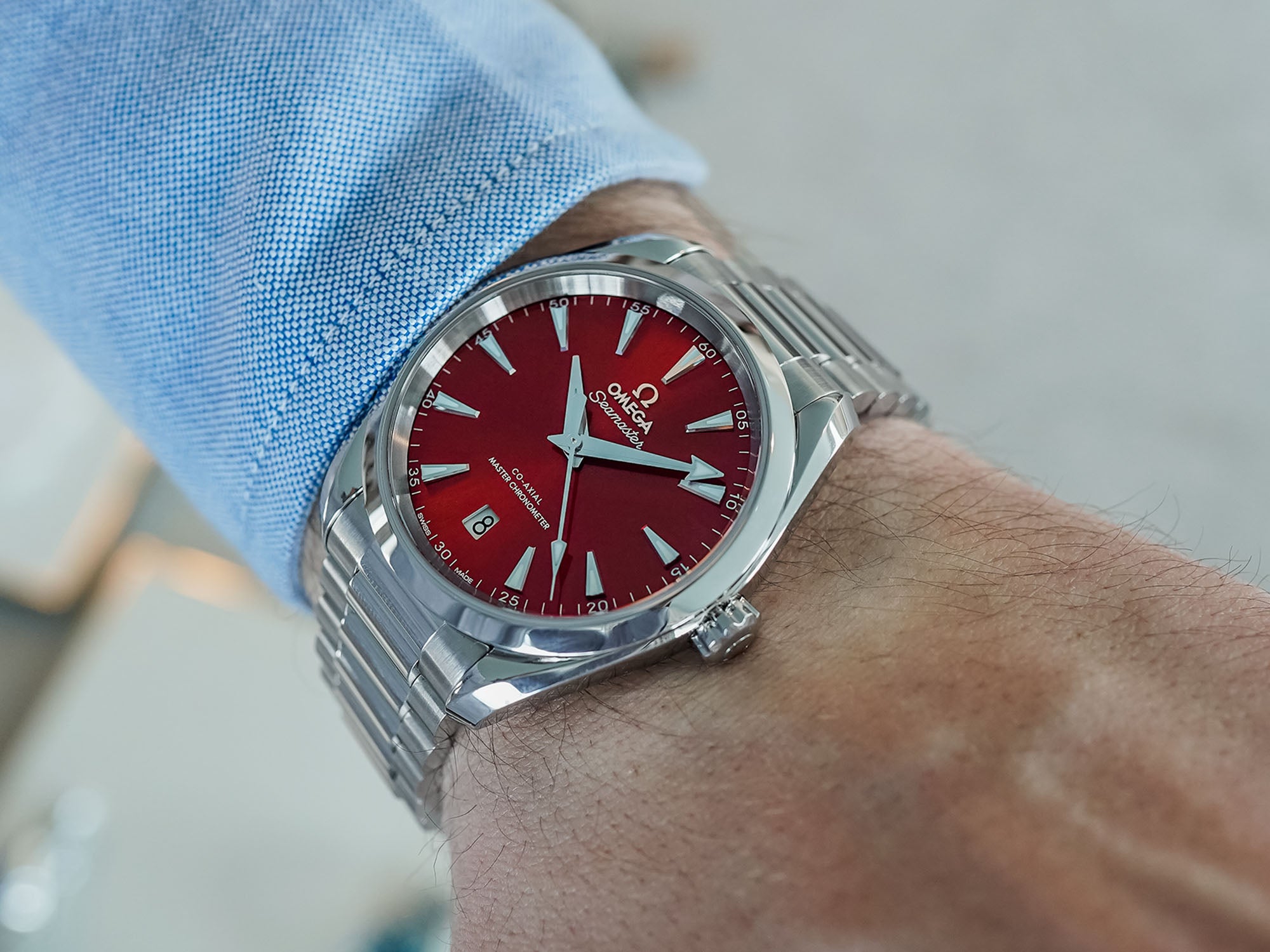 Omega Seamaster Aqua Terra Red