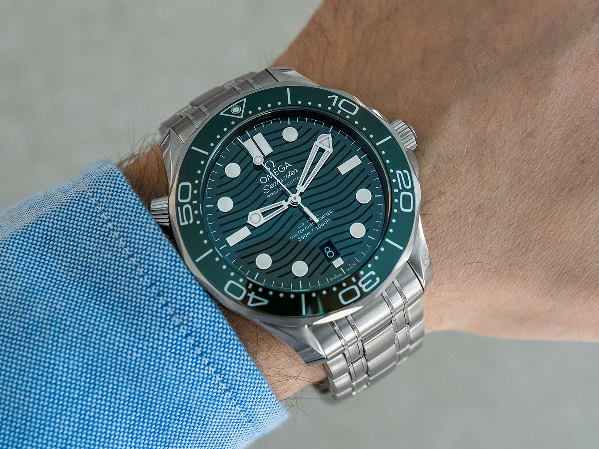 Omega Seamaster Diver 300M green