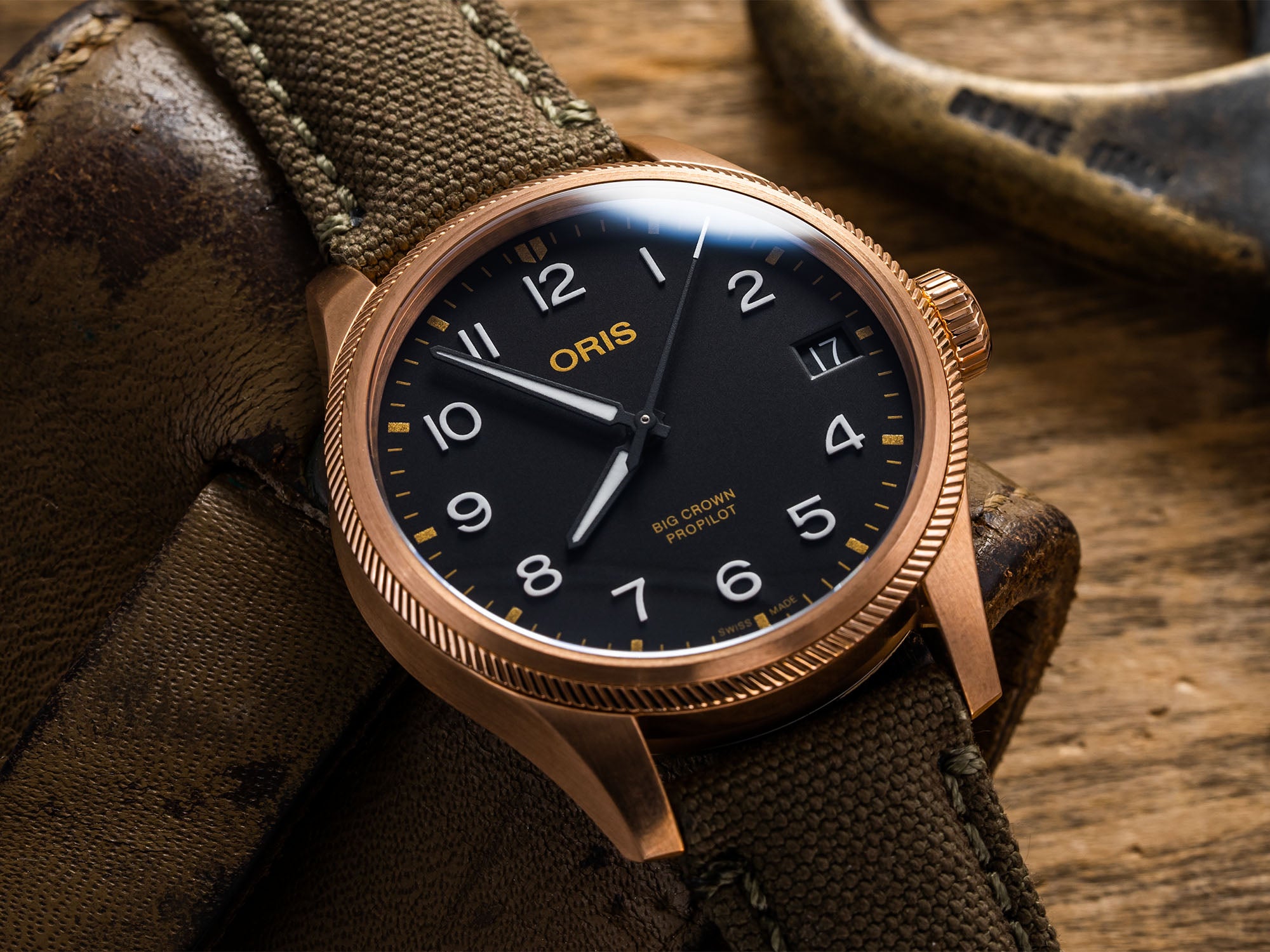 Oris Big Crown ProPilot Big Date Bronze