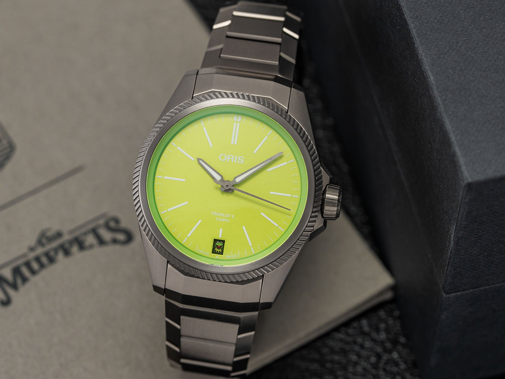 Oris ProPilot X Kermit Edition