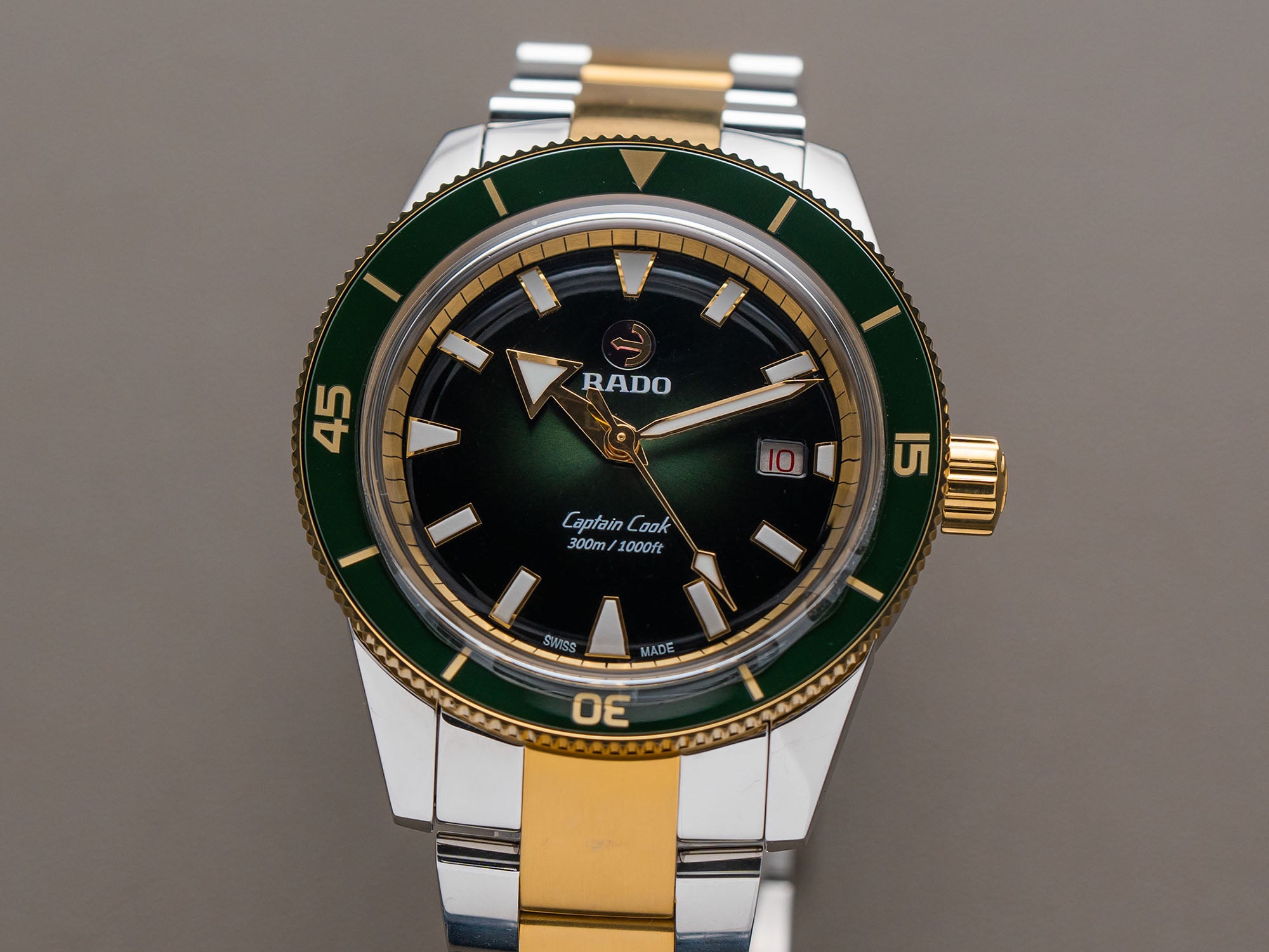 Rado Captain Cook Automatic Two-Tone green dial