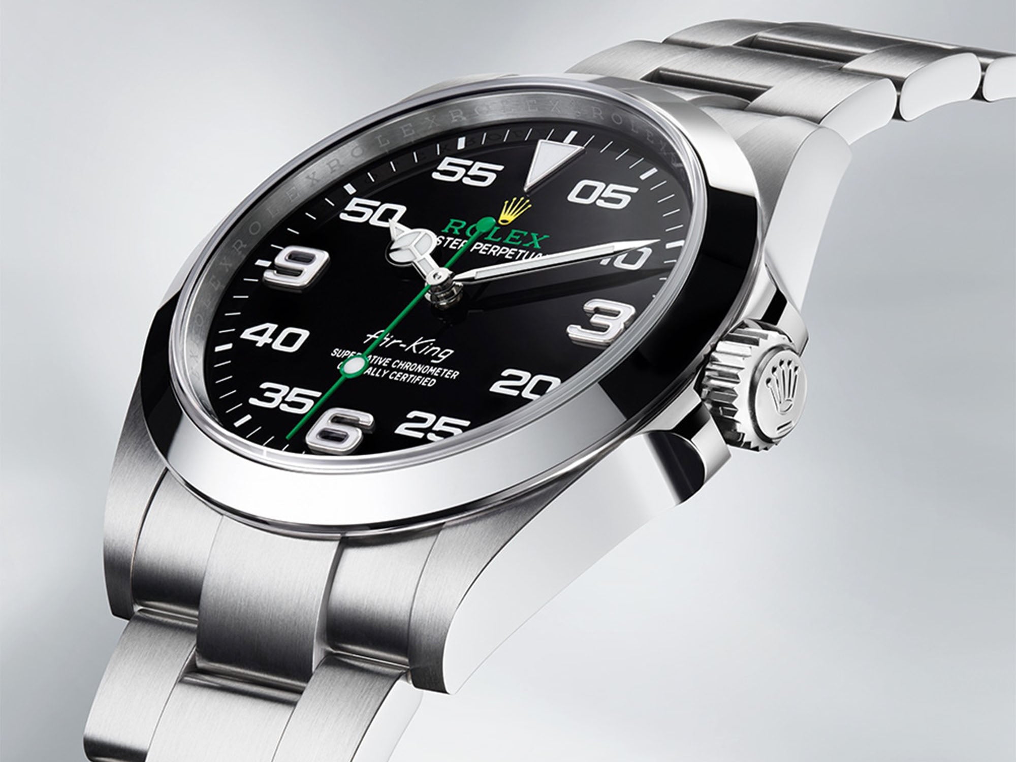 Rolex Air-King 2022 - angle