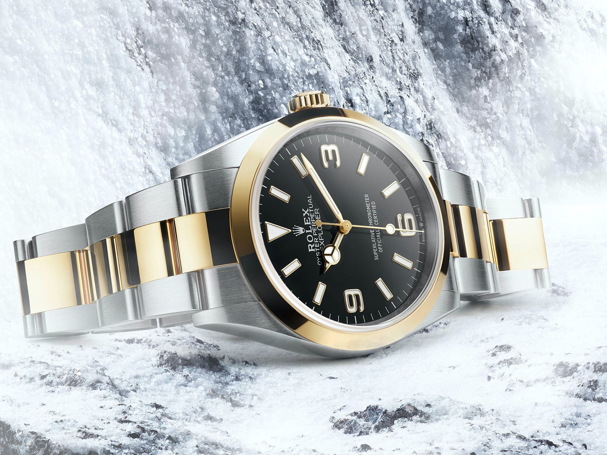 Rolex Explorer I in Rolesor