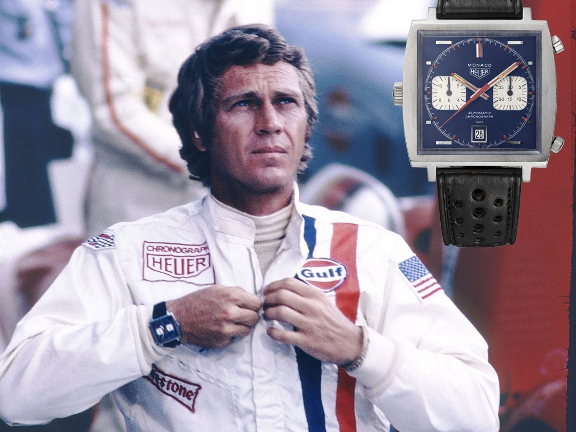 Steve McQueen TAG Heuer Monaco ad