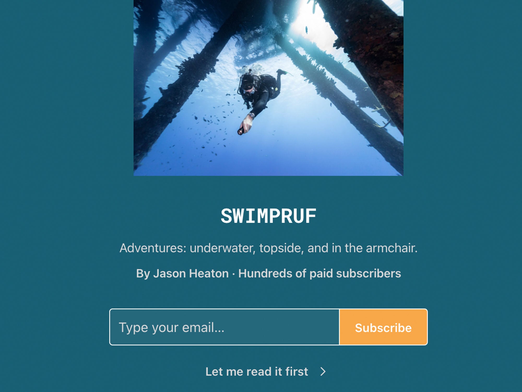 Swimpruf banner image