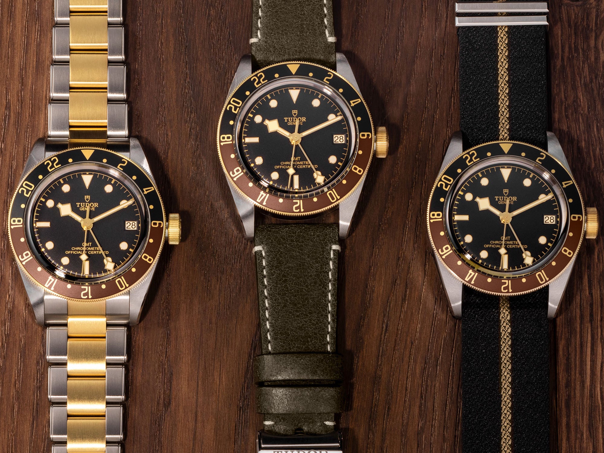 Tudor Black Bay GMT Steel and Gold watches