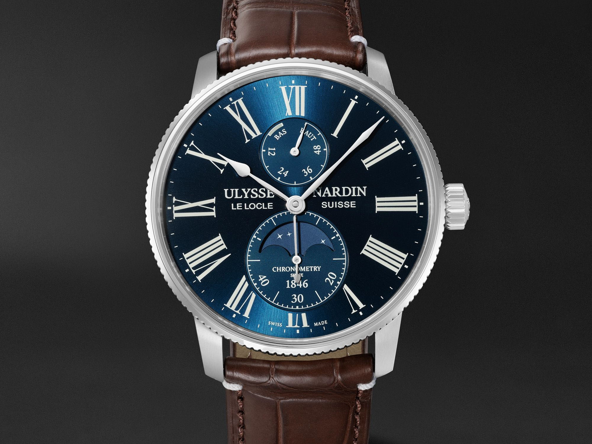 Ulysse Nardin Marine Torpilleur Moonphase