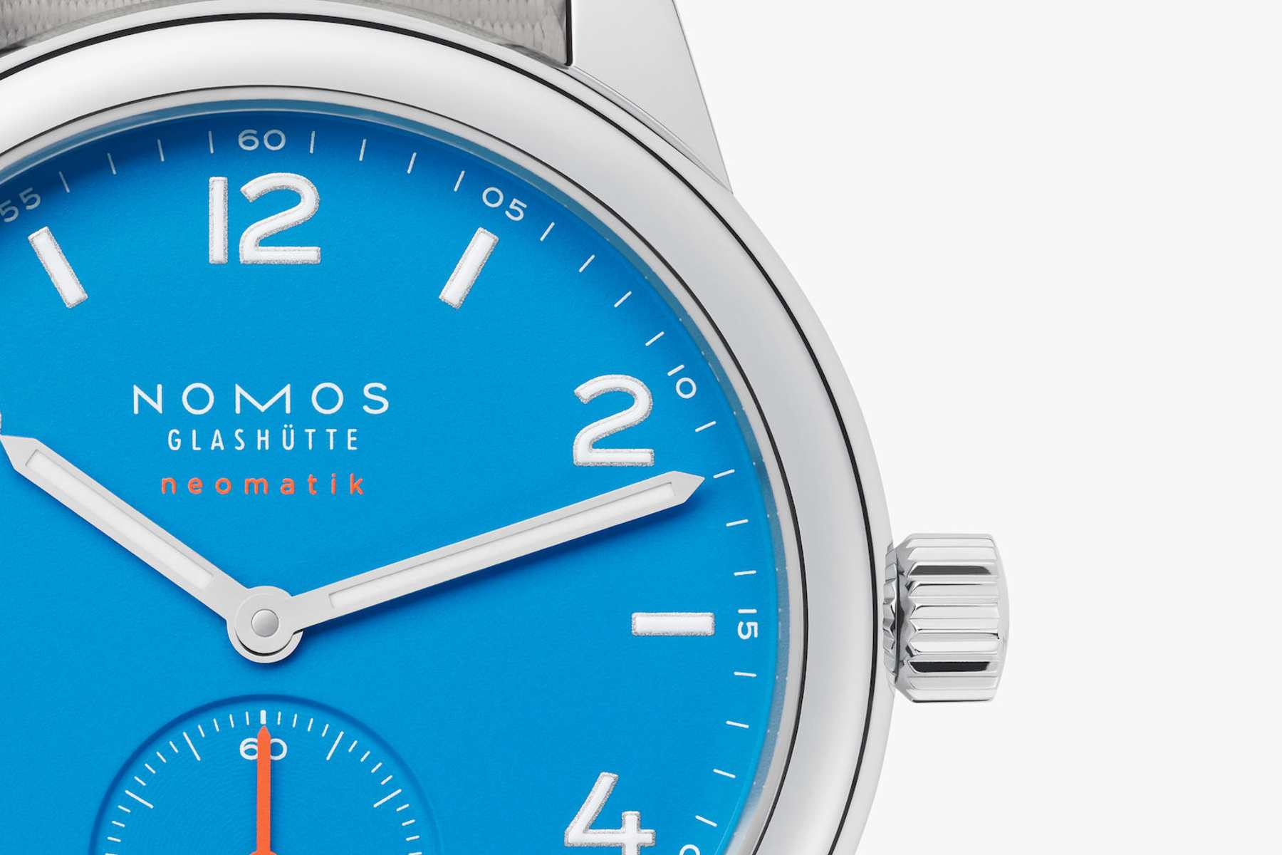 NOMOS Siren Blue Watch Dial