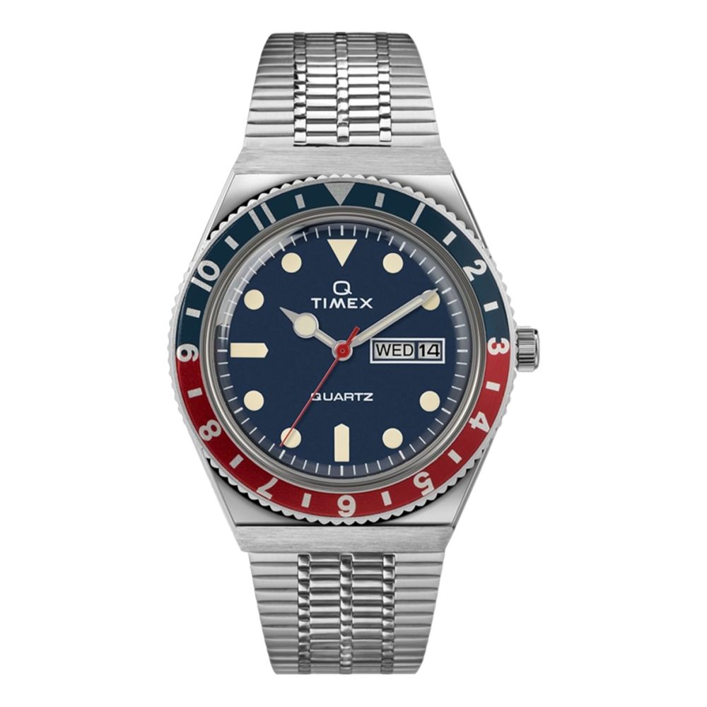 Q Timex Reissue 38mm Stainless Steel Bracelet | Teddy Baldassarre