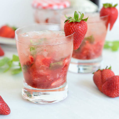 Strawberry Basil Gin Jammer