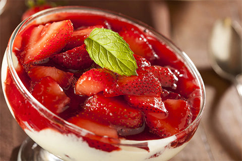 Strawberry & Vanilla gelato