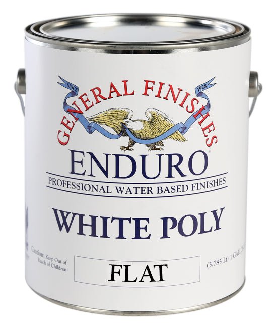 General Finishes QWS Milk Paint, Flat, White, 1 qt Can