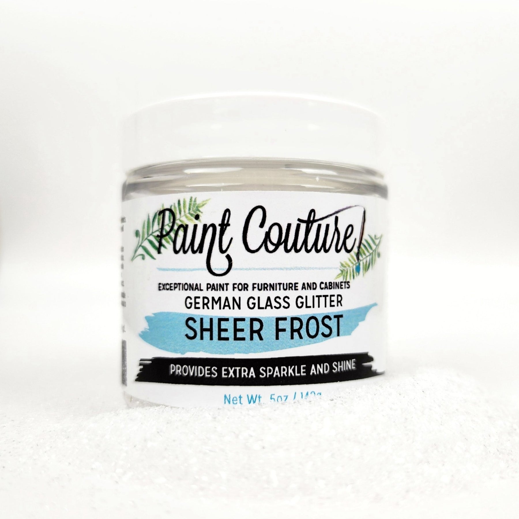 Pure Silver German Glass Glitter by Paint Couture 4oz