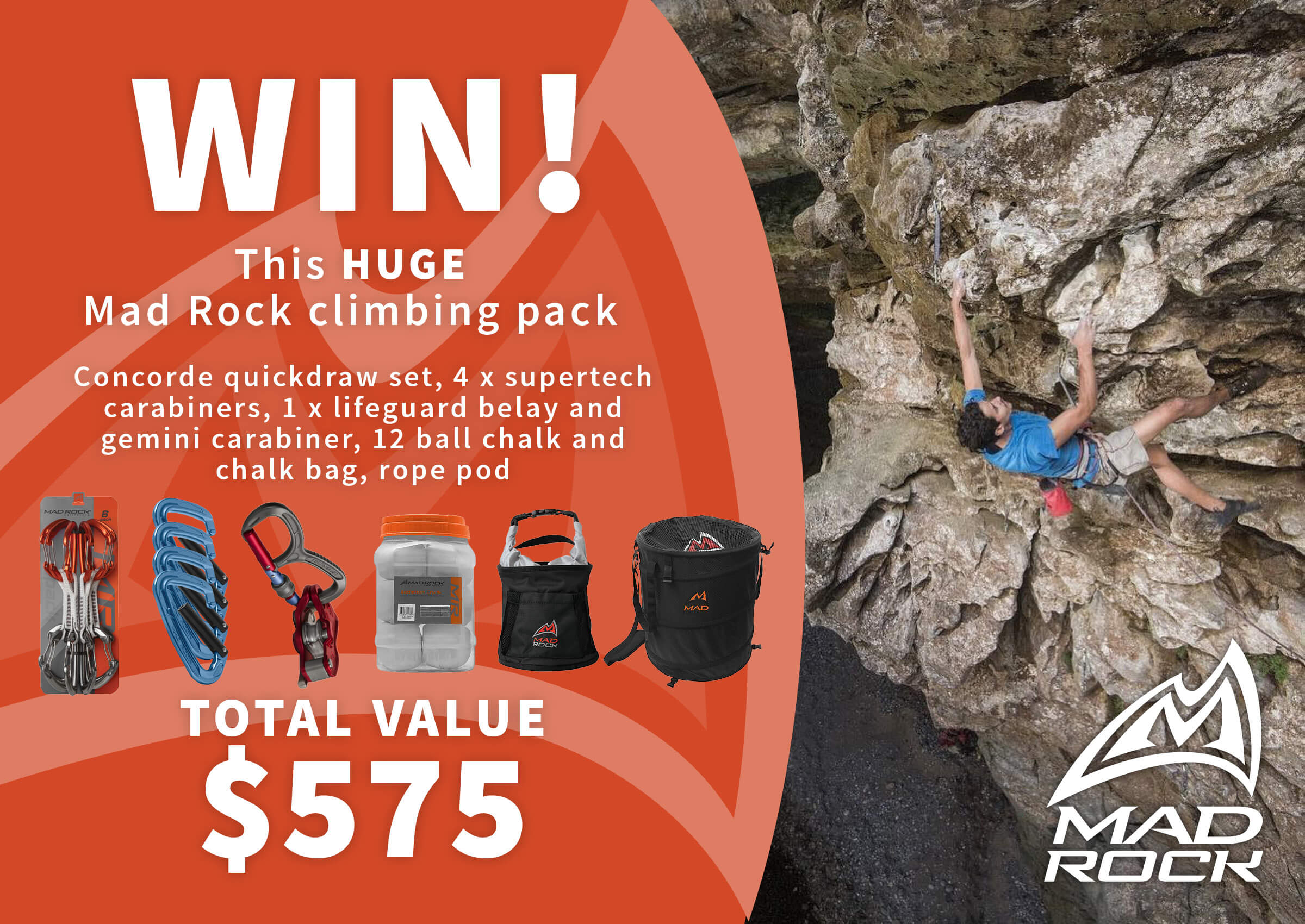 Win a Mad Rock Climbing Pack | Gearshop 