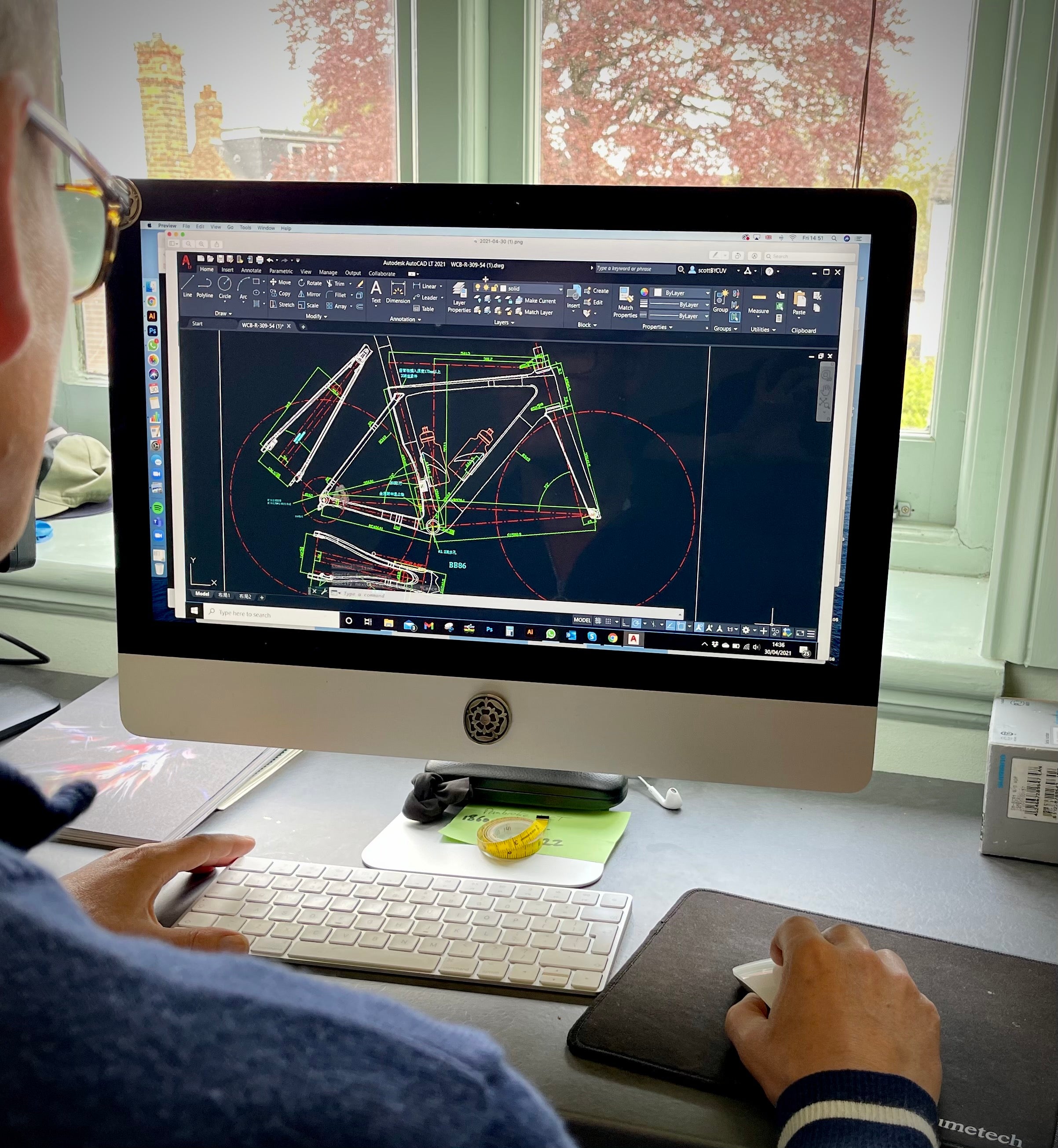 Pearson cad drawings frame design