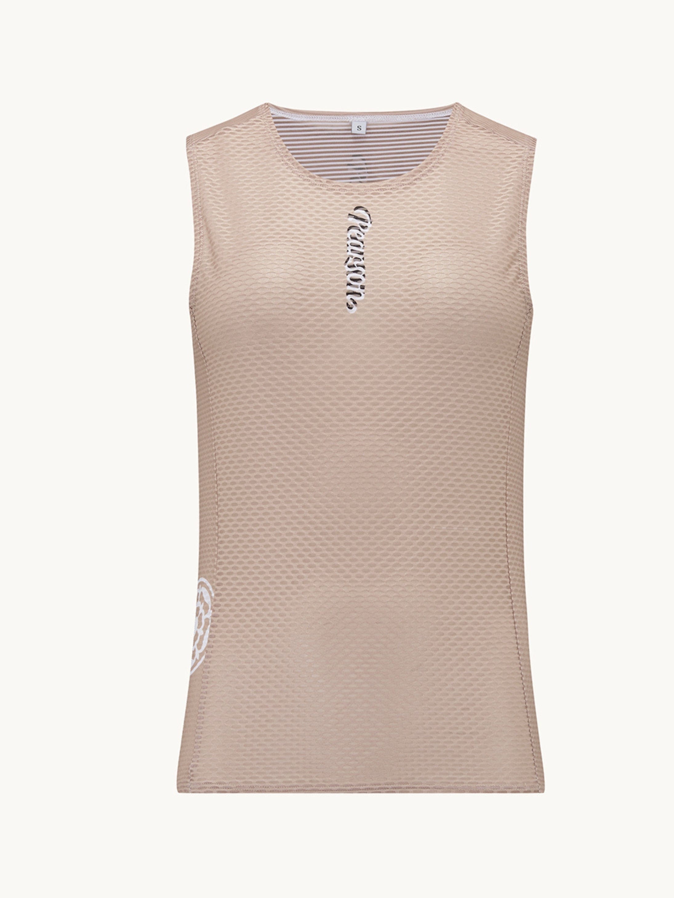 Pearson Cycles Pearson1860, Long Hot Summer - Unisex Sleeveless Base Layer Sand, Sand / S