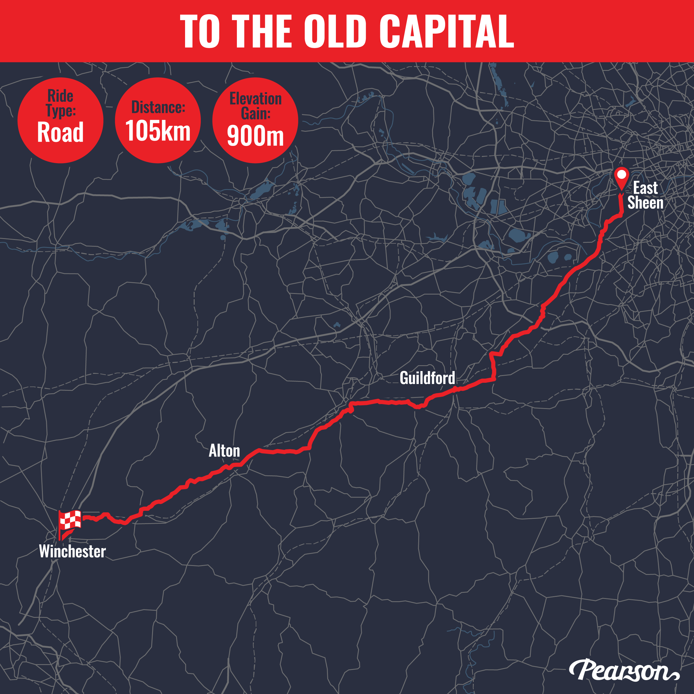 TO THE OLD CAPITAL Route Map