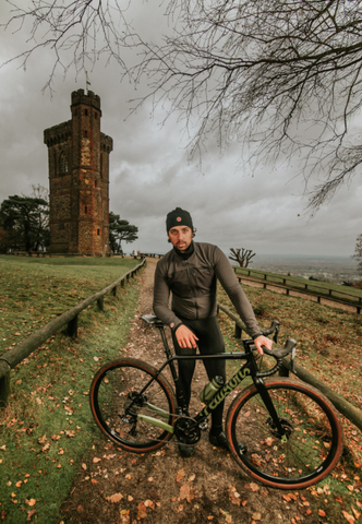 Off Grid’ adventure bike with its complimentary gravel jacket - Pearson 1860