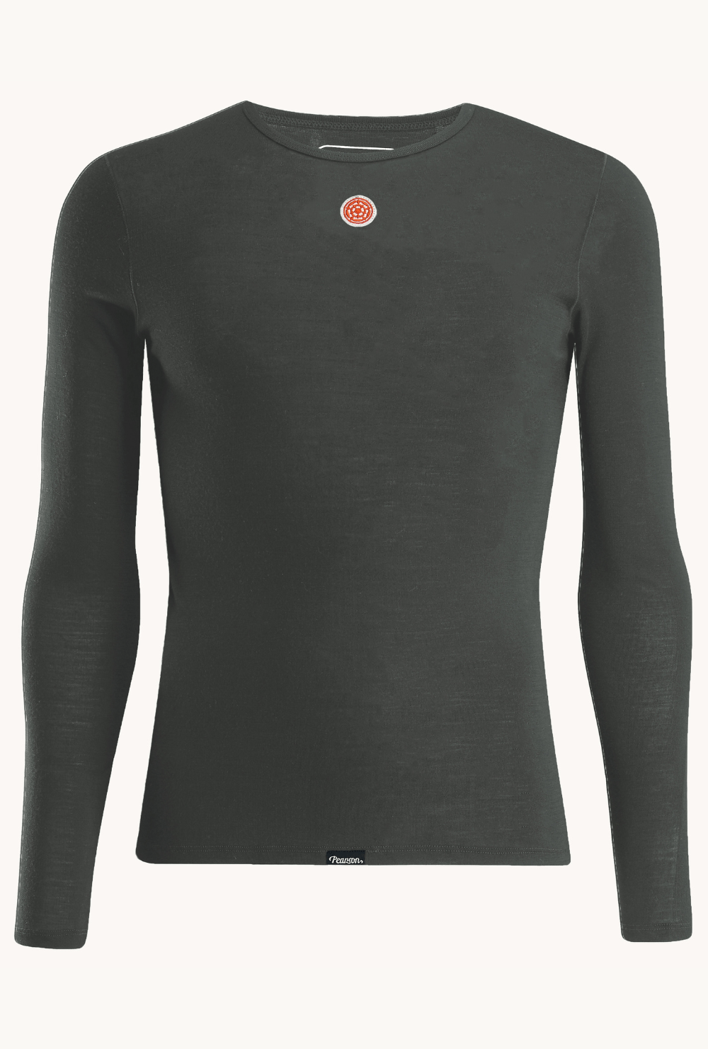 Pearson Cycles Pearson 1860, Skin in the Game - Long Sleeve Base Layer Iron Grey, Iron Grey / XX-Large