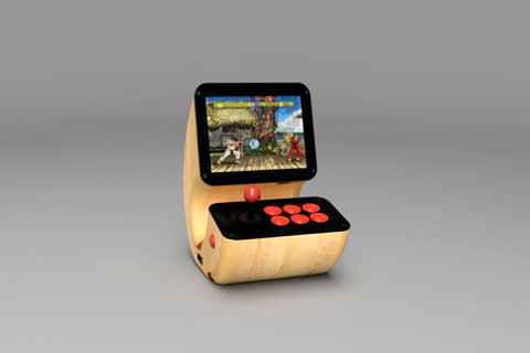 Wood E Eine Gaming Konsole Aus Holz