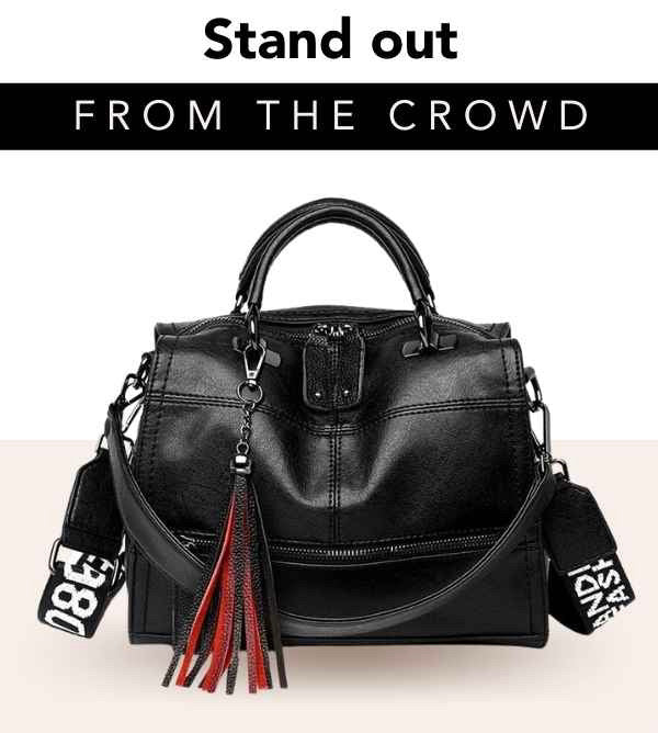 leather handbag