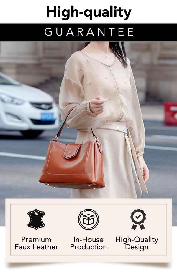 leather handbag