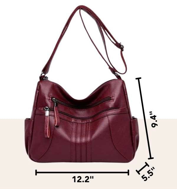 leather handbag