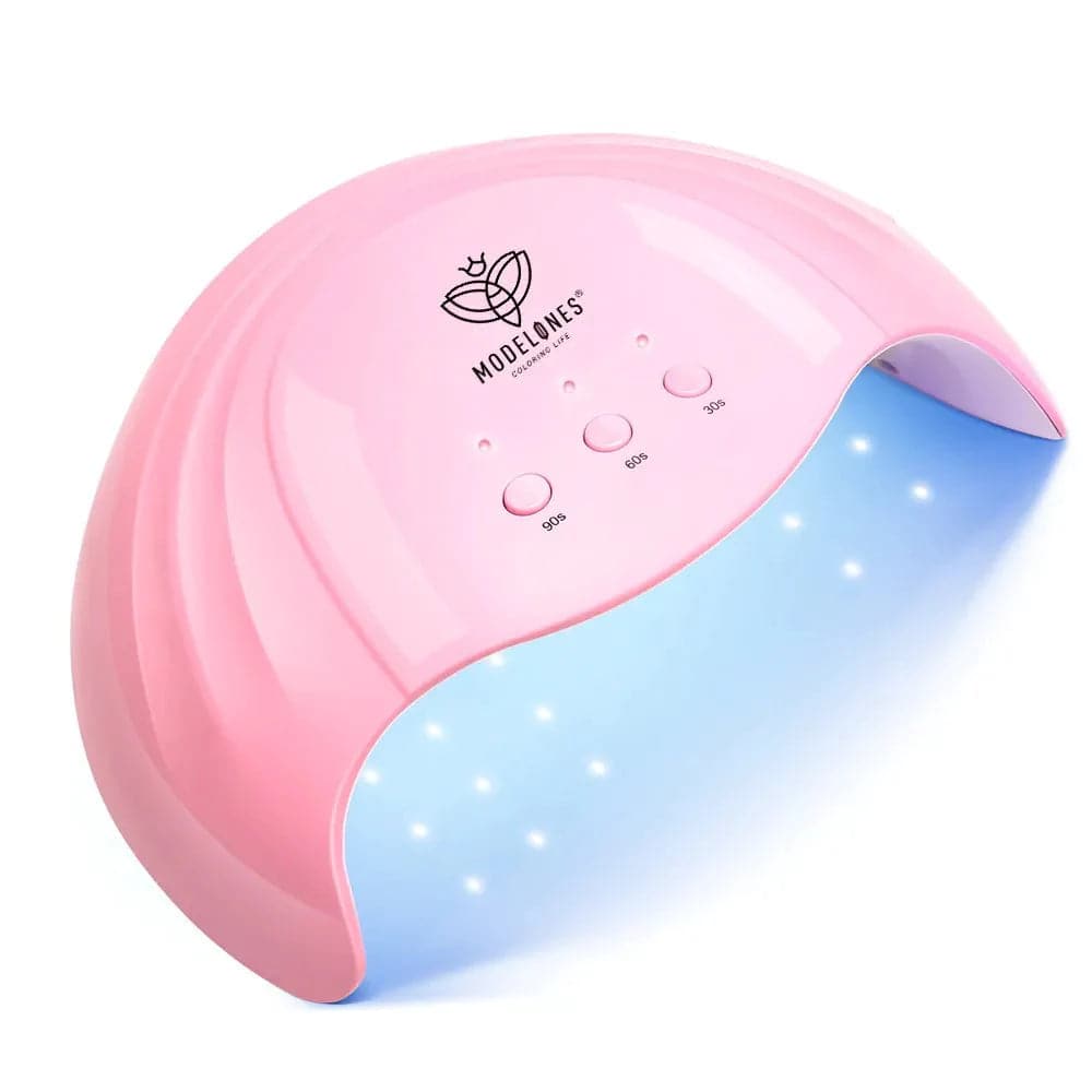 basketbal Vel Tante 48W UV/LED Nail Lamp Rechargeable Quick Drying For Nail Gel Modelones