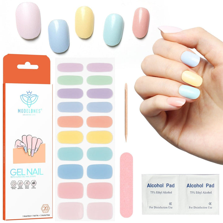 2022 Semi-Cured Gel Nail Strips